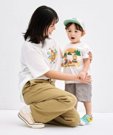 MIKI HOUSE HOT BISCUITS 【家族でおそろい】【155-185cm】アウトドアデザイン(大人用) 半袖Tシャツ