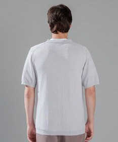 JOSEPH HOMME リネンナイロンプレーン　半袖ヘンリーネックニット