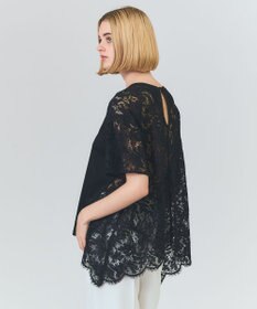 GRACE CONTINENTAL バックレース天竺トップ