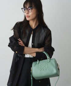 russet 《composition》レザー2WAYミニボストンバッグ(CE-1684)