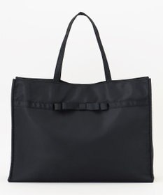 ANY リボンサブ 横型トートバッグ ブラック