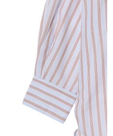 Green Parks イージーケア　ドビーストライプシャツ