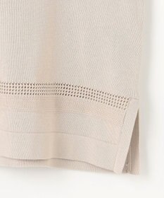 J.PRESS LADIES 【洗える】COTTON POLYESTER ニットポロ