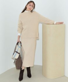 ANY SIS S CICA加工 ニット タイト スカート