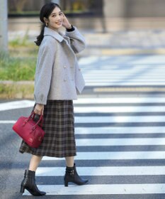 ANY SIS L 【2WAY】ブークレーシャギーラメ アウター