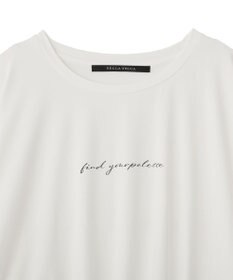 YECCA VECCA 裾ドロストデザインロゴTee