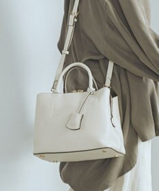 TOPKAPI 【TREASURE TOPKAPI】フロントステッチ レザーミニショルダーバッグ