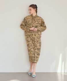 GRACE CONTINENTAL ハーフドットミリタリーワンピース