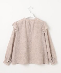 Feroux 【洗える】ジャガードブラウス