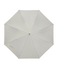 MOONBAT 【1級遮光/遮熱/UV】POLO RALPH LAUREN（ポロ ラルフローレン）晴雨兼用日傘  ストライプ スカラ刺繍 長傘