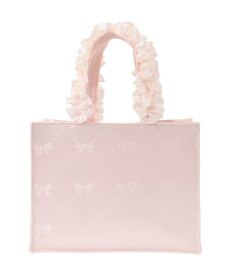 Maison de FLEUR EC限定リボン柄ジャカードスクエアトートS