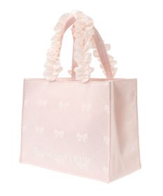 Maison de FLEUR EC限定リボン柄ジャカードスクエアトートS