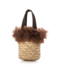 UNBILLION カカトゥ kakatoo / チュールフリンジミニ2wayカゴバッグ