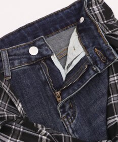 WEGO フェイクスリーブフレアデニム