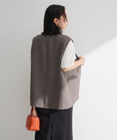 Green Parks メッシュフレンチスリーブジレ