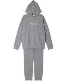 une nana cool 【綿混】あくびのお嬢さんの裏毛フーディーパジャマ