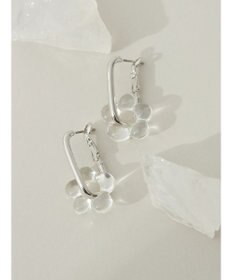 Green Parks ・ＨＡＬＦ　ＴＩＭＥ　２ＷＡＹモノトーンフラワーピアス