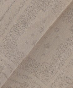 ICB L 【日本製・洗える】ペイズリーレノクロス ワイドストレートパンツ