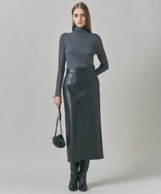 ICB L 【新色追加】エクストラファインメリノリブ タートルネックプルオーバー