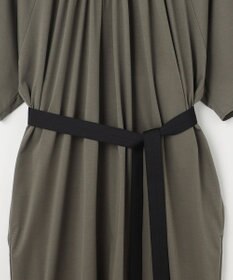 自由区 【WEB限定・洗える・XSサイズあり】ライトギャザーフレアスリーブ ワンピース