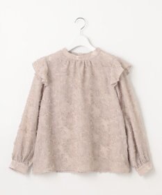 Feroux 【洗える】ジャガードブラウス