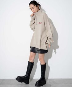 WEGO 【ユニセックス着用ITEM】ワンポイントハーフジッププルオーバー