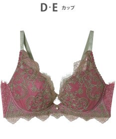 AMPHI ブラジャー 谷間メイク 脇高設計 細身え効果 Gカップまで対応 大きいサイズ 【Glama-Rich グラマリッチ 脇スッキリタイプ】ブラ BYJ603 アンフィ／ワコール