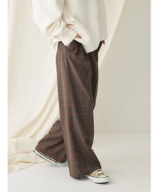 CRAFT STANDARD BOUTIQUE センタープレスチェックパンツ