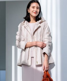 組曲 L 【フード取り外し可】2WAYショート丈ライトアウター