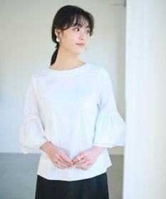 #Newans 【ANSWER for Co-Creation】ベルスリーブシンプルブラウス