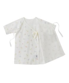 MIKI HOUSE HOT BISCUITS 【50-60cm】 フライス 短肌着 プリント柄