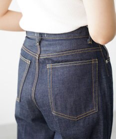 woadblue RIGID HIGH RISE（RIGID BLUE） ハイライズストレートパンツ