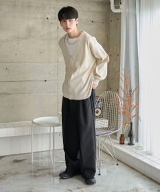 WEGO 【ユニセックス着用ITEM】ミラノリブカーディガン