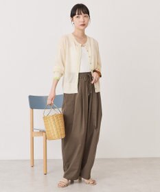 AMERICAN HOLIC シアー配色ニットカーディガン