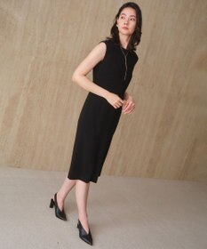 BEIGE， 【セットアップ対応】CINDY / 配色ライン クルーネックドレス