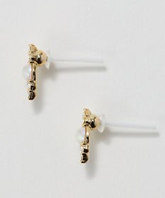 Phoebe 〈金属アレルギー対応〉クイーンパールビジューセラミックポストピアス/ニッケルフリー