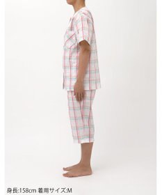 ワコール／睡眠科学 パジャマ 5分袖 半袖 7分丈 綿混(本体) 上下セット 前開き レディース YDT142 睡眠科学／ワコール