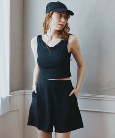 San-ai Resort（三愛水着楽園） 【WEB限定】5点セット キャップ付きUVカットタンキニ+ティアードラッシュセット水着【BeachQueen(ビーチクイーン）】