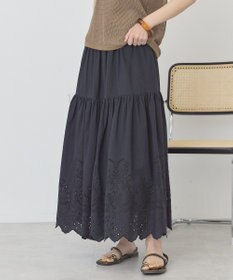 AMERICAN HOLIC アイレット刺繍ティアードスカート