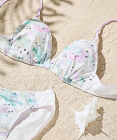 une nana cool MADE WITH LIBERTY FABRIC 【綿混】ノンワイヤーブラ