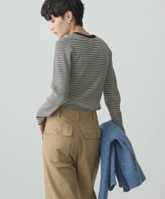 AMERICAN HOLIC バイパチクルーネックリブニットプルオーバー