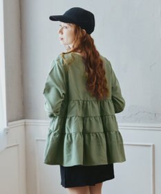 San-ai Resort（三愛水着楽園） 【WEB限定】5点セット キャップ付きUVカットタンキニ+ティアードラッシュセット水着【BeachQueen(ビーチクイーン）】