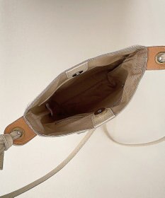 Hekhèr Le Style de Vie 【日本製】ハラコ×シュリンクレザー ショルダーバッグ