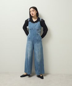 Green Parks ・ＳＵＧＡＲ　ＳＰＯＯＮ　デニムコルセットオールインワン