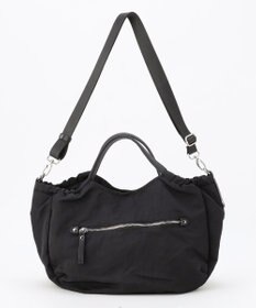 LA BAGAGERIE 【MONICA】サイドギャザー2WAYトートバッグ Mサイズ