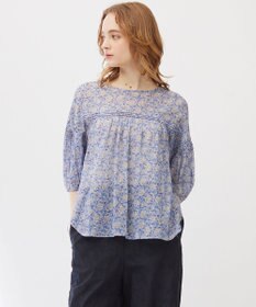 23区 【Indian Factory】コットンボイル ブラウス