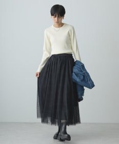 AMERICAN HOLIC バイパチクルーネックリブニットプルオーバー