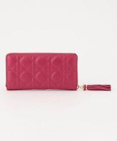 LA BAGAGERIE シープキルティング　ラウンドウォレット