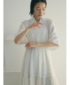 Green Parks armonia.フェザージャガードキャミワンピース