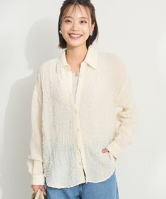 CRAFT STANDARD BOUTIQUE ポコポコワッシャーシャツ